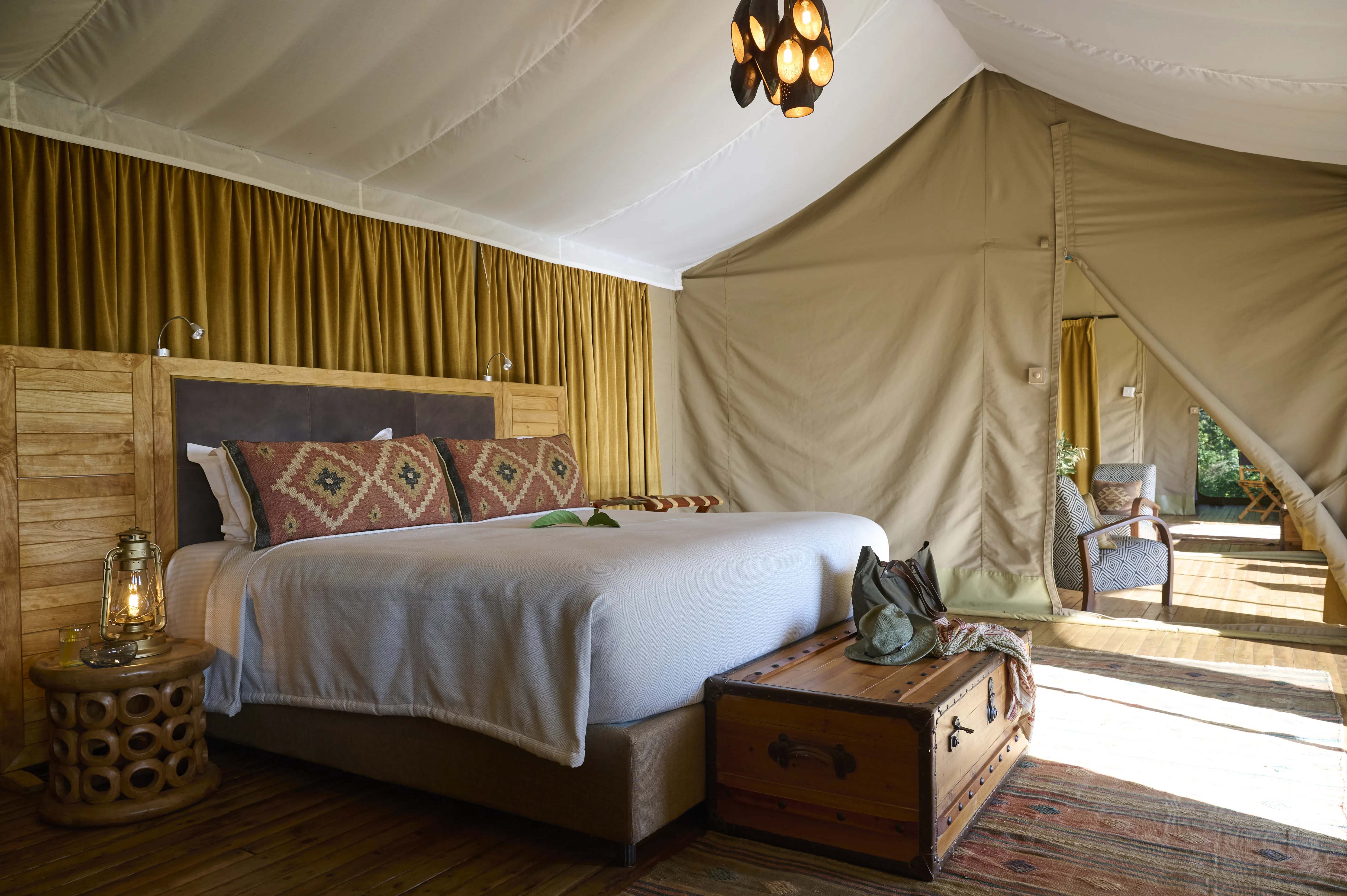 Safari camp bedroom